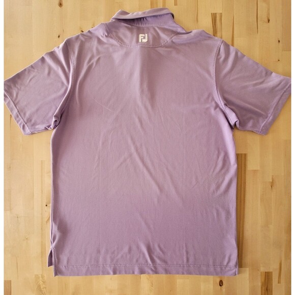 CLEARANCE FootJoy FJ Golf Polo Shirt Mens Purple Diamond Performance Stretch XL - Picture 3 of 5